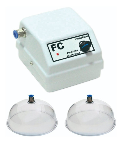 Pulsador Eletrônico Para Vácuo Contínuo + Ventosas Pump 16cm