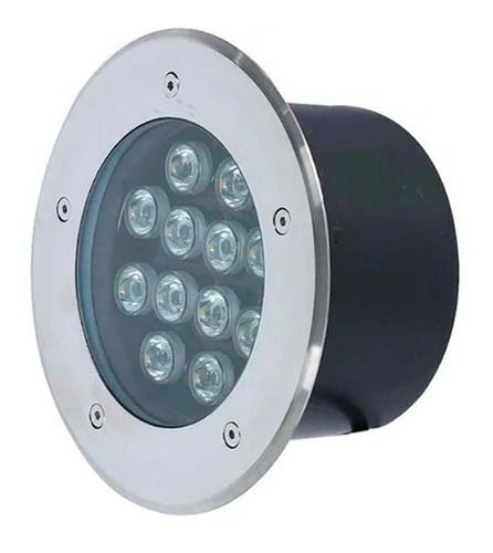 Foco Led Piso 12w Exterior Embutido Luz Calida / Fria