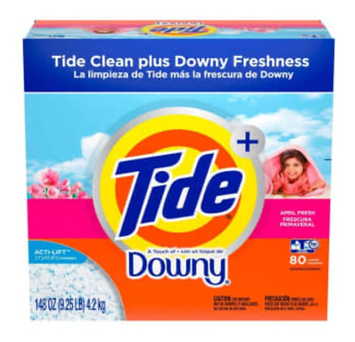 Detergente Tide Con Toque Downy En Polvo 4.2kg
