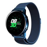 Kit 3 Pulseira Galaxy Active2 44mm + Case Capa Cor Azul Largura 20 Mm