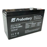 Bateria 12v 9ah Probattery Auto A Bateria Juguete Alarma Ups