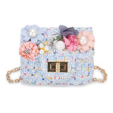 Aruoy /bolso Bandolera Con Flores Para Niñas Pequeñas, Mini