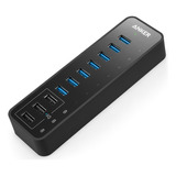 Anker Hub Usb 7 Puertos, 3 Puertos Usb Iq Adaptador Portable