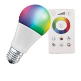 Lâmpada Bulbo Led Rgb 7,5 W Bivolt E-27 Com Controle Osram.