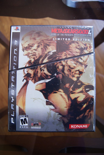 Metal Gear Solid 4 Limited Edition Error De Impresión