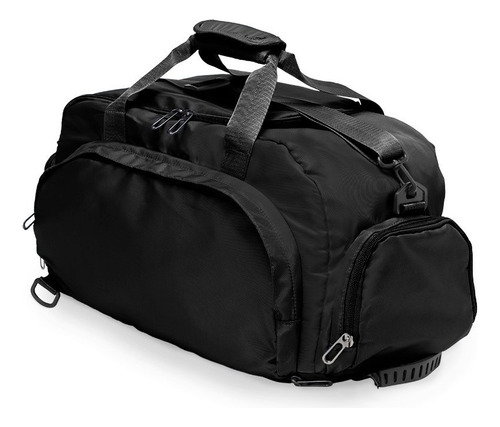 Bolsa Esportiva Esporte Viagem Com Porta Tênis Bagagem Cor Preto