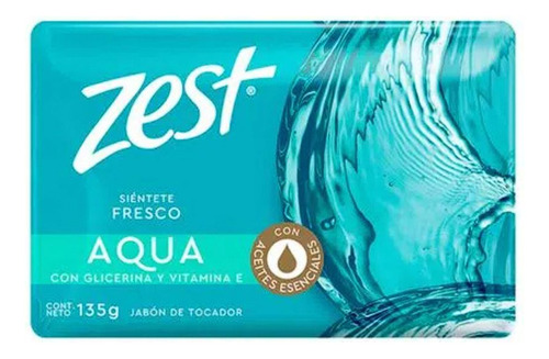 Jabón En Barra Zest Aqua 135g