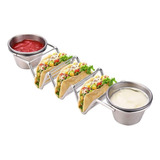 Molde Soporte Taco Bandeja Horno Porta 3 Tacos 2 Tazas