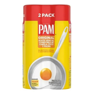 Aceite Vegetal Pam De Canola En Aerosol 2 Pzas 340g C\u002Fu | MercadoLibre