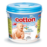 Lenços Umedecidos Baby Care Meninos Cotton Line 400 Unidades