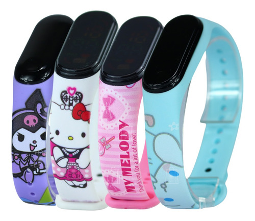 Reloj Kuromi Hello Kitty Contra Salpicaduras De Agua