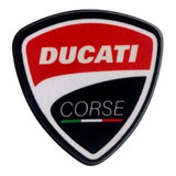 Parche Ropa Ducati,   Aplique Pega Con Plancha 8cm