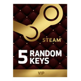 5 Chaves Aleatória Steam Vip - 5 Steam Random Key - Global