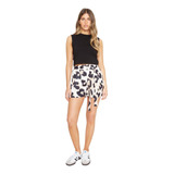 Short Greta Con Lazo Iii Animal Print Jacinta Tienda