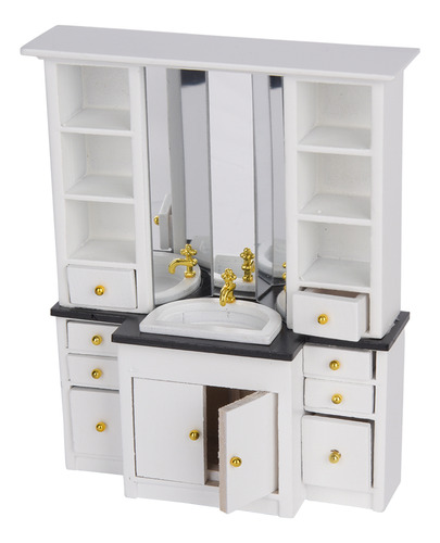 Muebles En Miniatura Del Gabinete Del Lavabo De La Casa De M