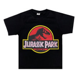 Camiseta Camisa Infantil Jurassic Dinossauros 100% Algodão