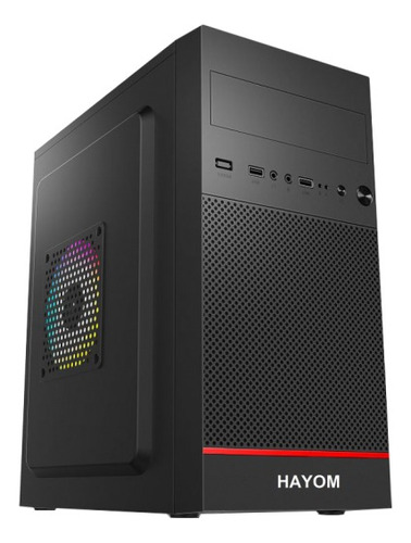 Gabinete Office Gb1723 - Usb 2.0, Micro-atx, 4 Slots Pcie