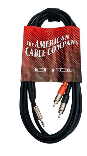 Cable Divisor Plug 3.5 A 2 Rca 3mt 10p Yp2rc American Cable