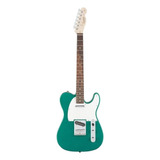 Guitarra Eléctrica Squier By Fender Telecaster De Álamo Race Green Brillante Con Diapasón De Laurel Indio