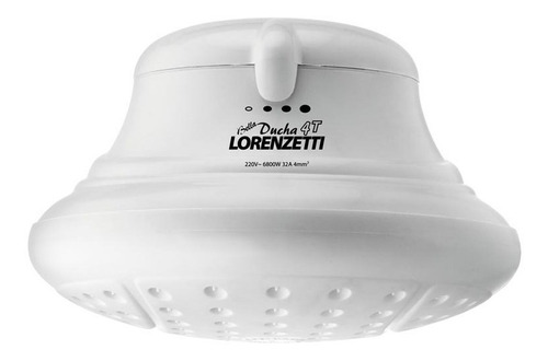 Ducha Lorenzetti 4 Temperaturas Bela Ducha 220v 6800w Acabamento Brilhante Cor Branco