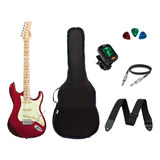 Kit Guitarra Tagima Stratocaster T635 Vermelha