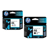 Pack De Tintas Hp N° 46 Black Y Tricolor