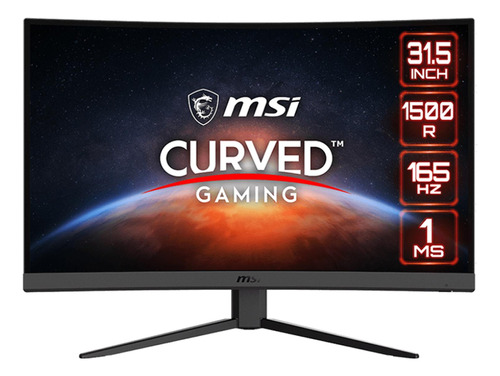 Monitor Gamer Curvo 32 Msi Optix G32c4w 165hz Fhd Freesync