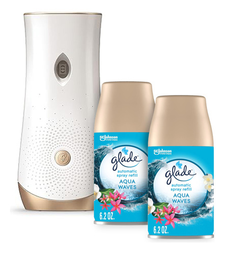 Glade Kit Automatico De Repuesto Y Soporte De Aerosol, Ambie