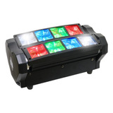 Cabeza Movil Led Spider Beam Rgbw Dmx 8x3w Luz Disco Fiesta