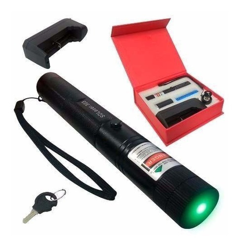 159.000mw 50 Km Super Caneta Laser Pointer Verde Kit Complee