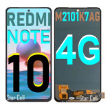 Tela Frontal Xiaomi Redmi ( Note 10 )+ Película 3d+capa+cola