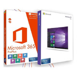 Combo Win10 +office 365 Chave Ativação Licença Original