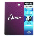 Encordadura Para Guitarra Acústica Elixir Bronze 11075