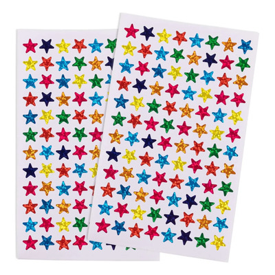 520 Calcomanías Adhesivas De Estrella 1 Cm | MercadoLibre