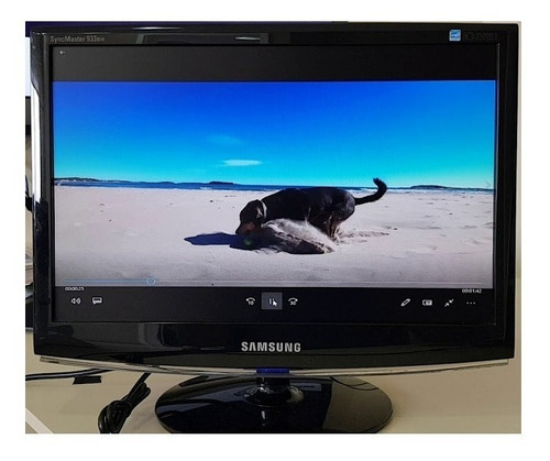 Monitor Lcd Widescreem 19 Pol Mod 933sn Completo E Perfeito