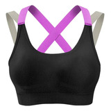  Crop Top Deportivo Comodo Nylon Dama Correr Sin Costuras