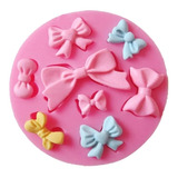 Molde De Silicone Para Confeitaria Ou Biscuit - Laços