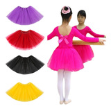 Saia Tule Tutu Unicórnio Infantil 30 Cm Carnaval Bailarina