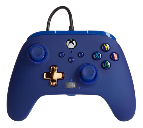 Xbox Control Alámbrico One Power A Midnight Blue