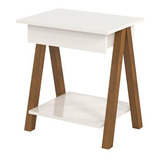 Mesa Lateral Old Off White Amêndoa 1 Gav Office Ofertamo