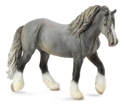 Collecta Cavalo Realista Shire Cinza Oficial