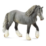 Collecta Cavalo Realista Shire Cinza Oficial