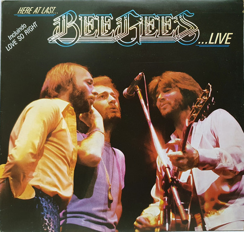 Lp Disco Bee Gees - Here At Last... Bee Gees ...live