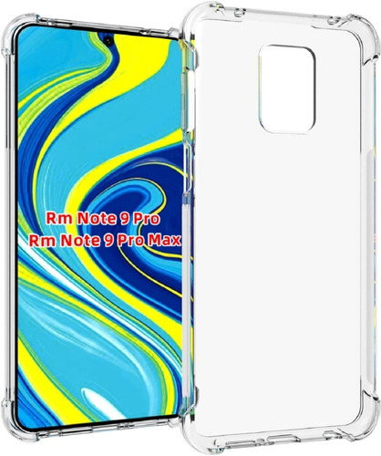 Carcasa Para Xiaomi Note 9 Pro Transparente Reforzada