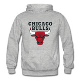 Polerón Estampado Chicago Bulls, Nba, Basketball, Logo Argamodas