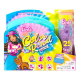 Barbie Set Color Reveal Neon Tie-dye Hcd25 Mattel