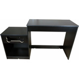 Mesa Home Office Para Escritório Com Cama Pet  Duke-preto