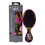Cepillo Wetbrush Mini Detangler Hyper Floral Pink 1pz