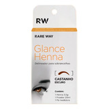 Kit Glance Henna Castanho Escuro 3,5 G Rare Way