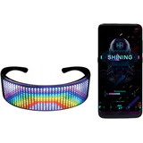 Lentes Led Visor Personalizable Aplicación Bluetooth